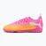 Scarpe da calcio per bambini PUMA Future 9 Play TT poison pink/puma white/sun stream/bright aqua/puma black