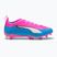 Scarpe da calcio per bambini PUMA Ultra 6 Pro Jr FG/AG poison pink/puma white/sunstream/bright aqua/puma black