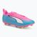 Scarpe da calcio per bambini PUMA Ultra 6 Play FG/AG Jr poison pink/puma white/sun stream/bright aqua/puma black