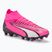 Scarpe da calcio PUMA Ultra Pro FG/AG Jr rosa velenoso/puma bianco/puma nero per bambini
