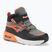 Scarpe da bambino KangaROOS K-XI Creed Mid EV carbone / flame