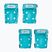 Globber Toddler set di protezioni per bambini verde acqua/sahpes