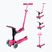 Globber Go.Up Sporty Lights triciclo scooter per bambini fucsia