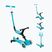 Monopattino a tre ruote per bambini Globber Go.Up Active Lights 360 aqua