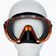 TUSA Freedom Elite maschera subacquea arancione/nera