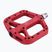 Pedali da bicicletta OXC Loam 20 Flat rosso