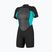Muta da nuoto donna O'Neill Reactor-2 2mm Back Zip SS Spring IS7 black/light aqua