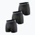 Boxer termici da uomo Surfanic Carbondri 3 paia black