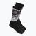 Calze da sci Surfanic Pro Tech confezione da 3 Fairisle black
