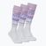 Calze da sci Surfanic Pro Tech Fairisle confezione da 3 ice lilac