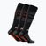 Calze da sci Surfanic Pro Tech Plus confezione da 3 orange