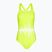 Costume intero Speedo Printed Medalist verde/bianco per donna