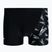 Boxer da bagno Speedo Allover V-Cut uomo bianco/nero