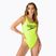 Costume intero donna Speedo Logo Deep U-Back giallo/nero