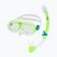 Set da snorkeling per bambini Speedo Adventure green gecko/clear