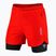 Pantaloncini da allenamento RDX T16 rosso/nero