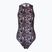 Costume intero da donna ZONE3 OWS Renew Collo alto nero/bianco