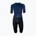 Tuta da triathlon uomo HUUB Collective Trisuit navy/black