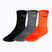 Calzini da corsa Mizuno Training 3 paia Nero/Melange/Soleil 32GX2505Z96
