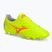 Scarpe da calcio Mizuno Morelia Neo IV Pro MD giallo sicurezza/fuoco corallo 2/galaxy argento uomo