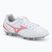 Scarpe da calcio per bambini Mizuno Monarcida Neo III Select AG bianco/rosso radiante