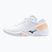 Scarpe da pallamano da donna Mizuno Wave Stealth Neo bianco/navy peonia/pesca parfait