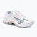 Scarpe da pallavolo donna Mizuno Wave Lightning Z8 bianco/navy peonia/pesca parfait