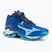 Scarpe da pallavolo da uomo Mizuno Wave Lightning Z8 Mid blu mugen/bianco/blu estense