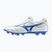 Scarpe da calcio Mizuno Morelia II Pro MD da uomo bianco/blu laser/oro