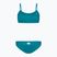 Costume da bagno due pezzi donna Nike Essential Sports Bikini acquamarina
