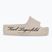 Infradito donna KARL LAGERFELD Kobo II Hotel Logo bianco sporco eco eva