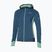 Giacca da corsa da donna Mizuno Warmalite Hybrid Full Zip blue wing teal