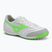 Scarpe da calcio Mizuno Morelia Sala Pro TF uomo bianco/verde neon/argento galassia