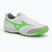 Scarpe da calcio Mizuno Morelia Sala Elite TF da uomo bianco/verde neon/argento galassia