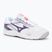 Mizuno Cyclone Speed 5 scarpe da pallavolo bianco/viola indaco/rosa camelia