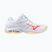 Scarpe da pallavolo da donna Mizuno Wave Voltage 2 bianco/calipso coral/pale banana