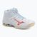 Scarpe da pallavolo donna Mizuno Wave Voltage 2 Mid bianco/calipso coral/pale banana