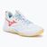 Scarpe da pallavolo donna Mizuno Wave Momentum Pro bianco/calipso coral/pale banana