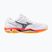 Scarpa da pallamano Mizuno Wave Phantom 3 bianco/fuoco corallo 2/citrus