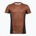 Maglia running uomo  Mizuno Active DryAeroFlow Graphic copper brown
