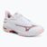 Scarpe da tennis da donna Mizuno Wave Exceed Court CC W white/pinkesque/barbados cherr