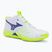 Scarpe da pallavolo Mizuno Wave Momentum Elite Mid white/lightning yellow/dazzling blue