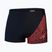 Speedo Medley Logo Aquashort boxer da uomo nero/rosso