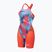 Costume da nuoto intero donna Speedo Fastskin LZR Pure Valor 2.0 Openback Kneeskin flame red/picton blue