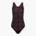 Costume intero Speedo HyperBoom Allover Medalist nero/plum dandy/siren red
