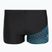 Speedo Medley Logo Aquashort boxer da uomo per il nuoto nero/blu pittoresco