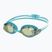 Occhialini da nuoto Speedo Vanquisher 3.0 Mirrored da donna bottone celeste/celeste/oro a specchio