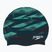 Speedo Cuffia in silicone stampato verde acqua scuro semi marea
