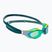Occhiali da nuoto Speedo Fastskin Hyper Elite Mirror iper giallo/acciaio/smeraldo a specchio