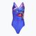 Costume da bagno intero da donna Speedo Placement Digital Powerback molten blend/cobalt pop